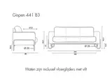 GISPEN 441 3-ZITS BANK