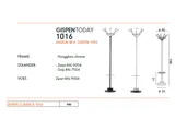 GISPEN 1016 zwart / chroom  OUTLET