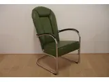 Gispen AA   Leer  Groen + zwarte bies