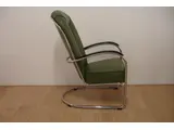 Gispen AA   Leer  Groen + zwarte bies