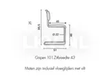 Gispen 101XL Toledo Leer