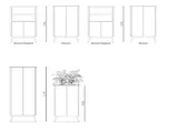 Voortman Credenza  + plantenbak