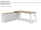 Voortman TABS hoekopstelling met Credenza 170cm