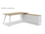 Voortman TABS hoekopstelling met Credenza 170cm