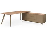 Voortman TABS hoekopstelling met Credenza 170cm