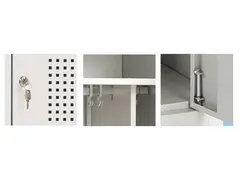 Garderobekast schoon/vuil