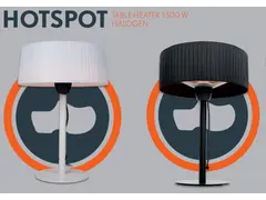 Tafelmodel terrasverwarmer HOTSPOT