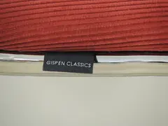 Gispen 412 hocker felrood.