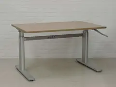Bureau Er-To-Go 120x80 hoogte verstelbaar d.m.v. slinger
