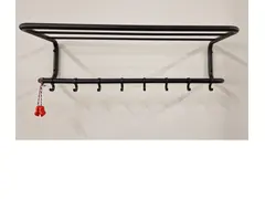 Gispen 1012 wandkapstok zwart poedercoat