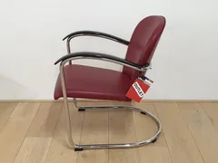 Gispen 414 leer bordeaux