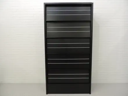 Folderkast 195 zwart