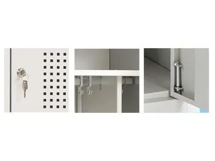 Garderobekast schoon/vuil