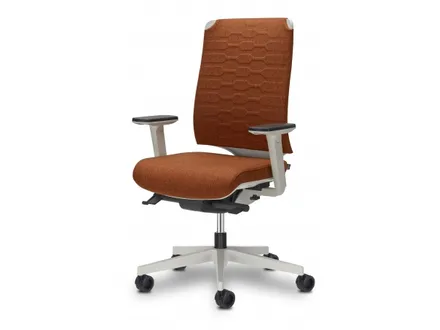 Leaf C2C bureaustoel met geometrisch patroon