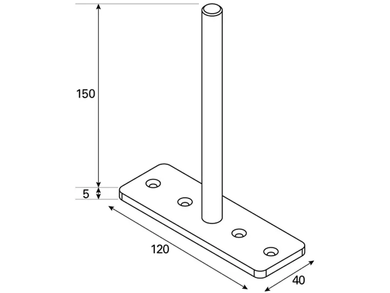 Doorboorklem