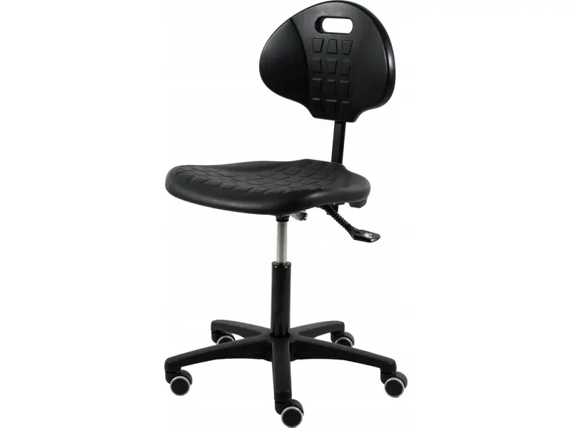 Werkstoel TEZ160 zwart