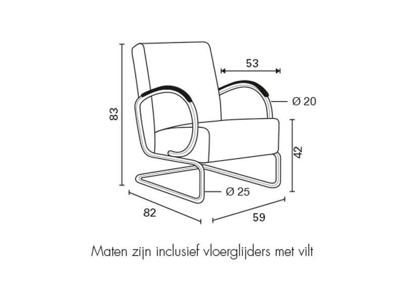 Gispen 407 rood