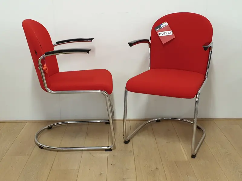 Gispen 413R hoog Tonus rood