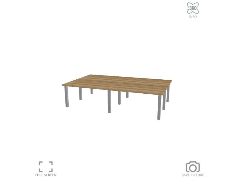 Vergadertafel TMeeting 1 - 3000x1800 mm
