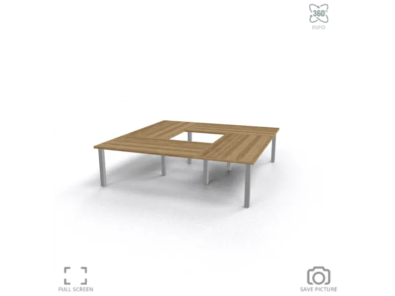 Vergadertafel TMeeting 1 - 2700x2700 mm