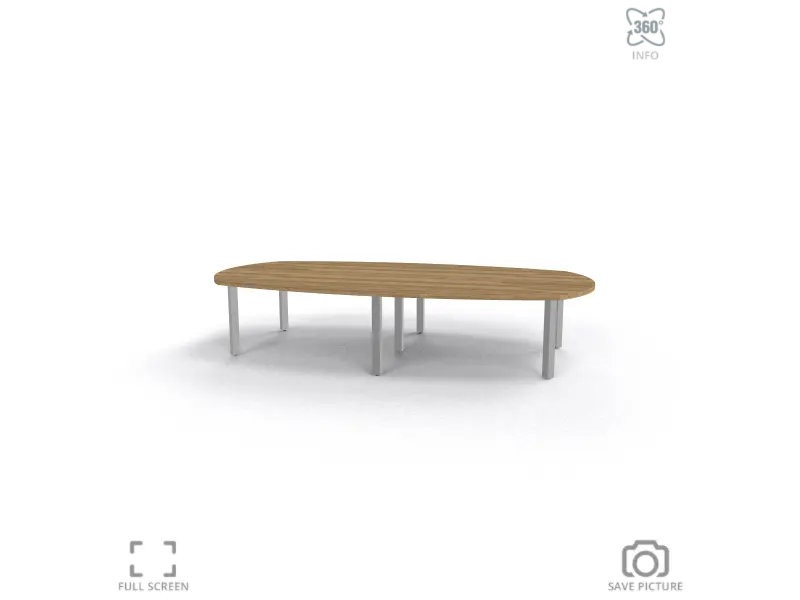 Vergadertafel TMeeting 1 - 3549x1800 mm