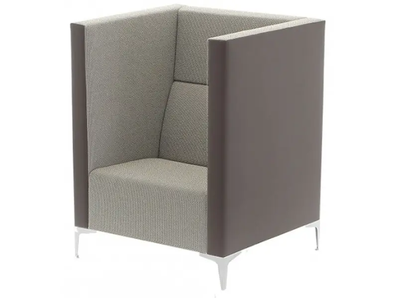 Half-hoge bank Cara Highline, 1-zits element