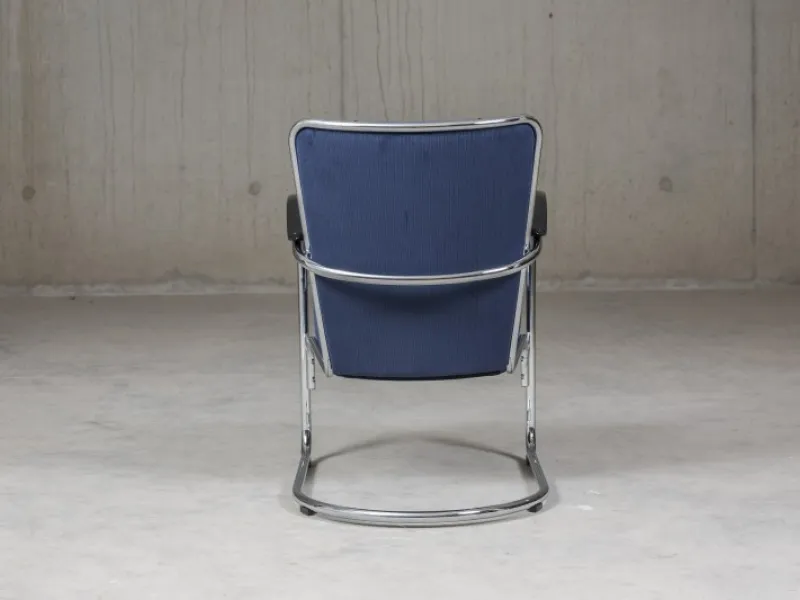 Gispen 412 Manchester ribstof donkerblauw