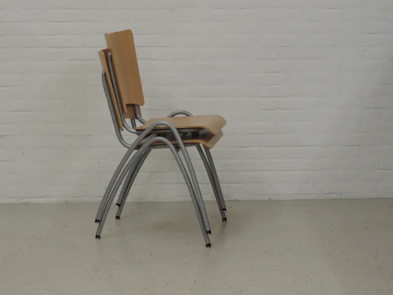 4 poot stoel DV - stapelbaar