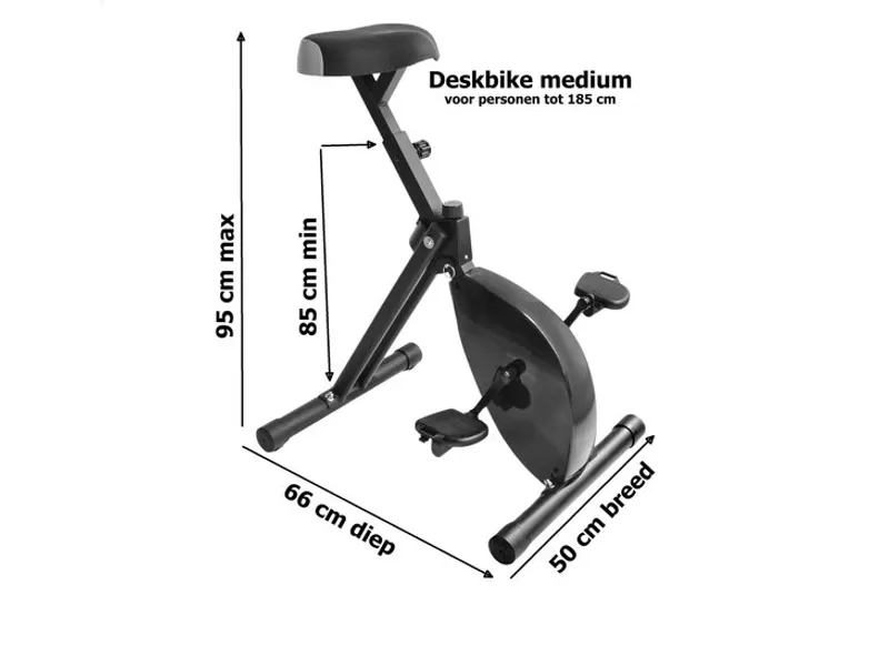 Afmetingen DeskBike