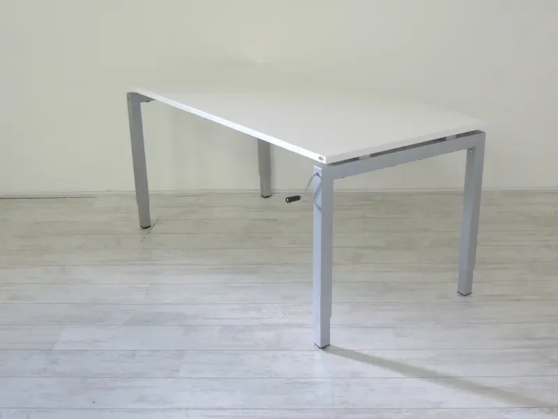 Bureau Oxford alu/wit 160