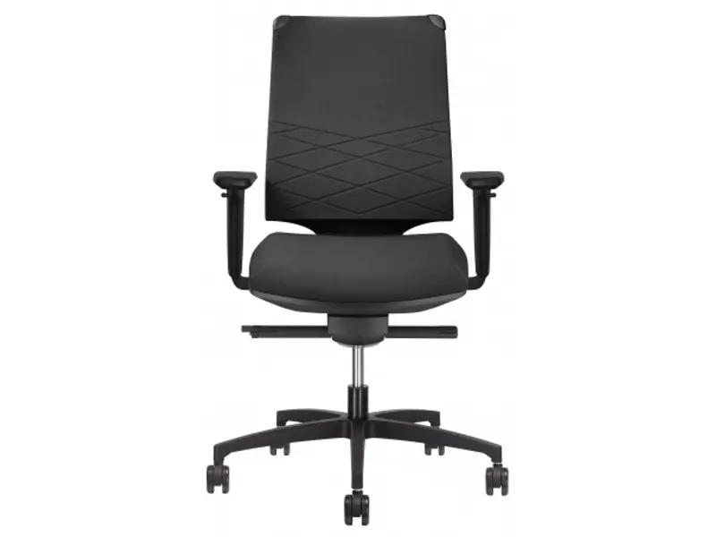 Leaf C2C bureaustoel met ruitpatroon