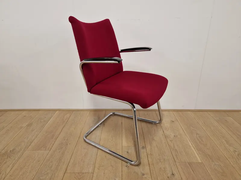 De Wit 3014 Bordeaux stof
