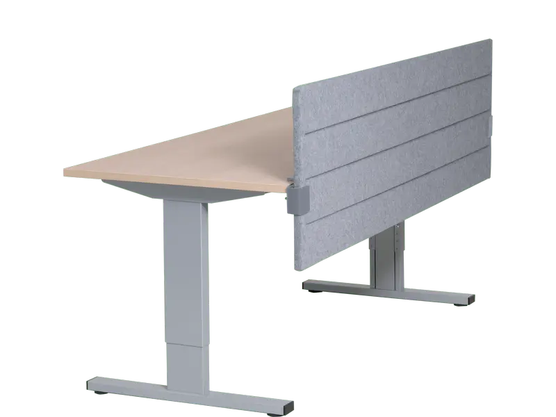 Akoestisch paneel met bladklem
