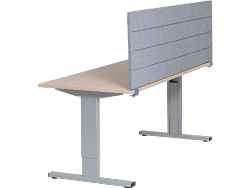 Akoestisch paneel met bladklem
