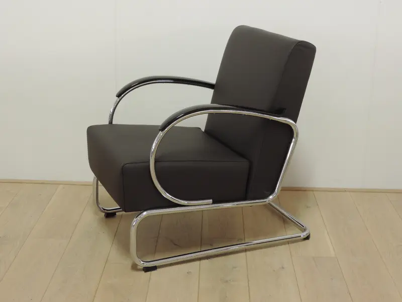Gispen 407 bruin Toledo leder - LKV