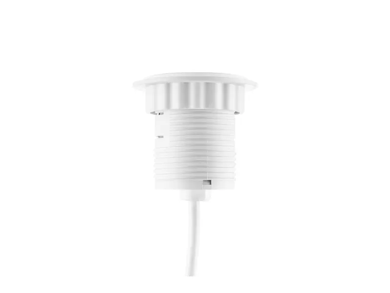 Power Spot met kabeldoorvoer wit