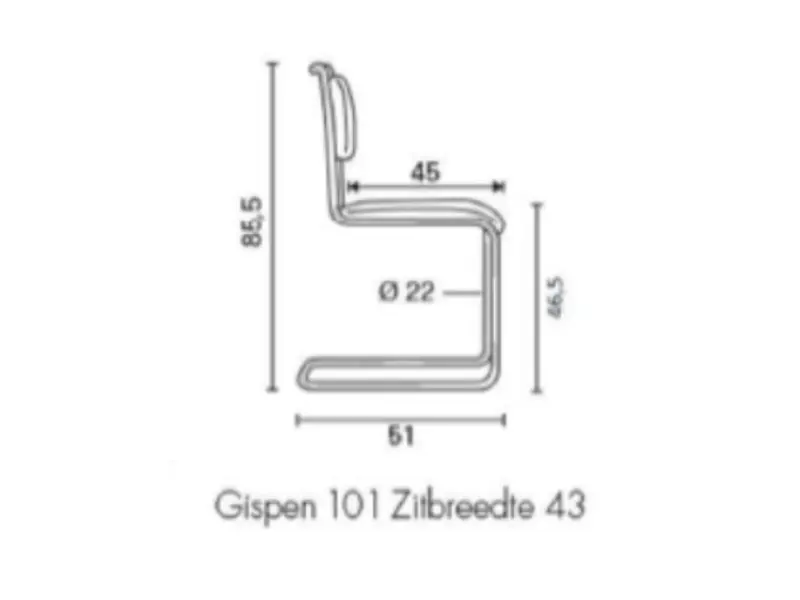 GISPEN 101XL HOUT