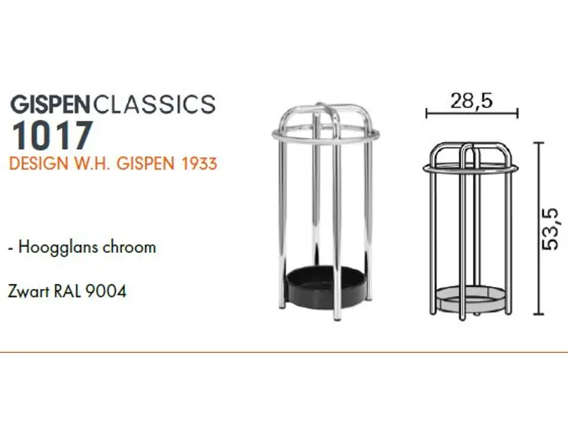 Gispen 1017 paraplubak