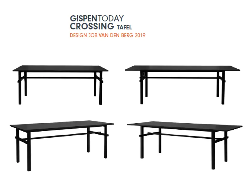 GISPEN TODAY CROSSING TAFEL 220*90cm  (Show/beursmodel)