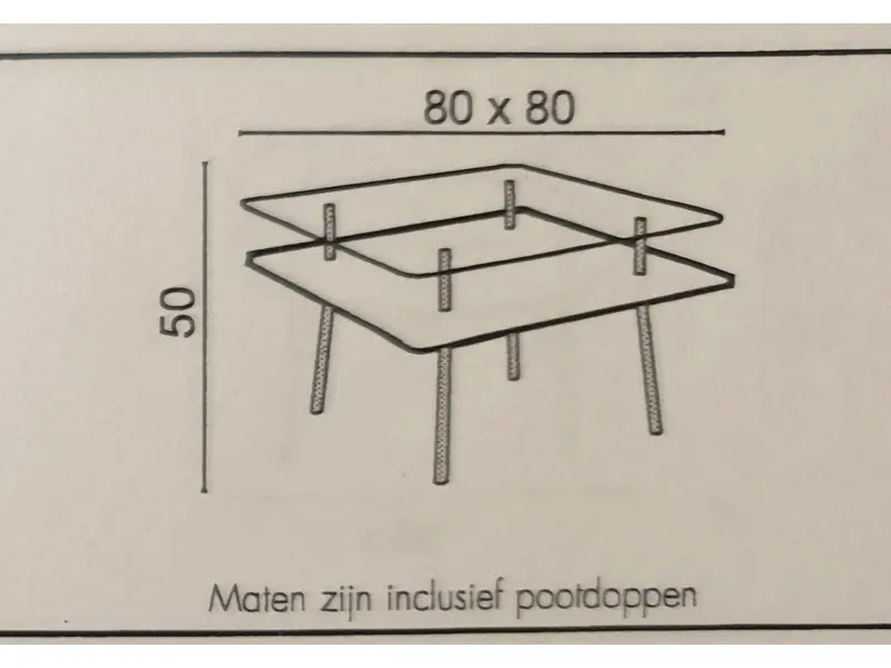 Salontafel De Wit 1277