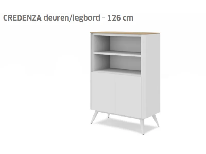 Voortman Credenza 126 deuren/legbord