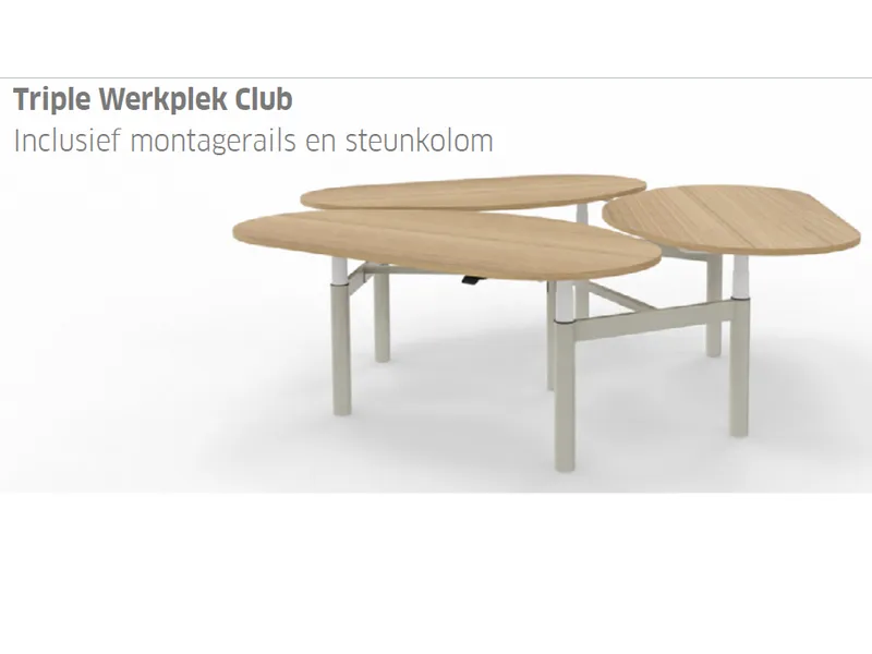 Voortman HALO Triple Werkplek Club 