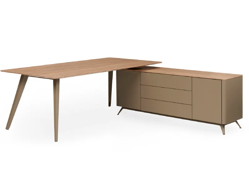 Voortman TABS hoekopstelling met Credenza 170cm