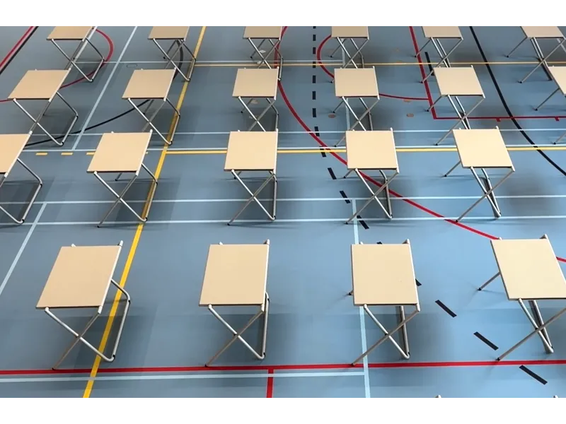 Flat Flip Tentamentafel